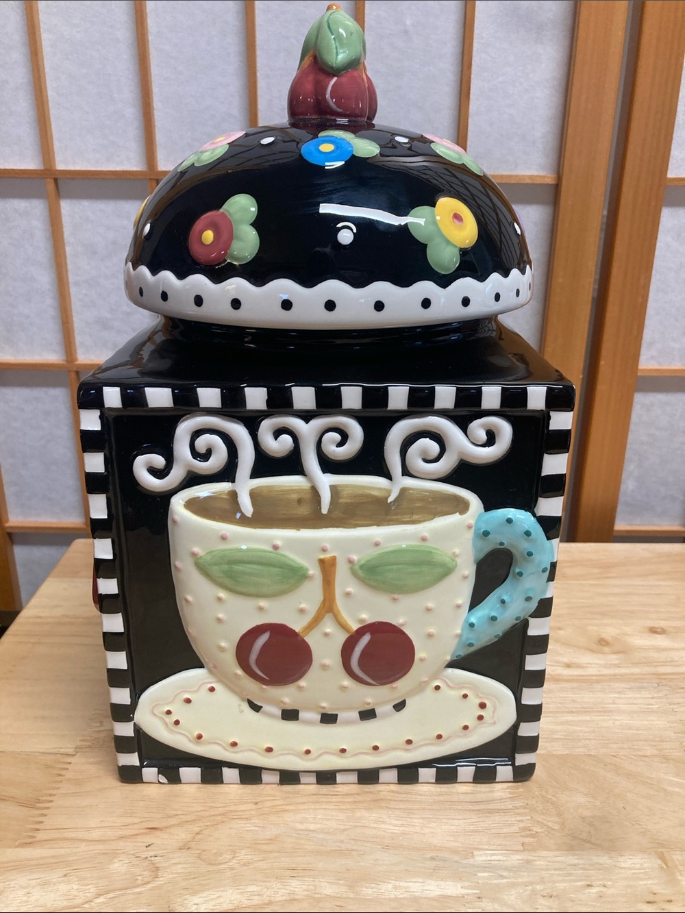 Mary Engelbreit Vintage Love, Home, Family, Friend Cookie Jar - Picture 4 of 11